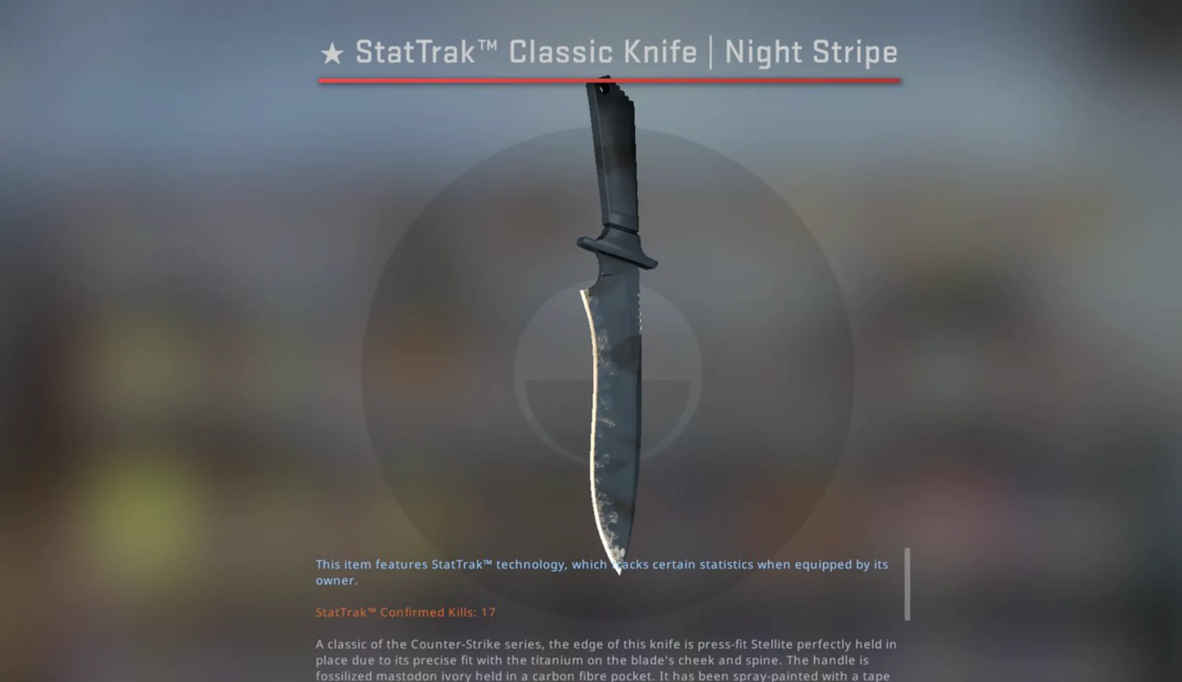 Classic Knife Night Stripe